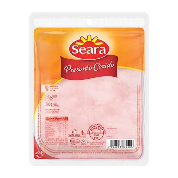 Jamón cocido Seara 200 Grs