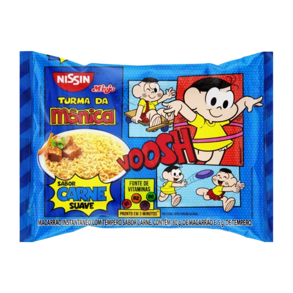 Fideo instantaneo sabor carne Nissin 85 Grs